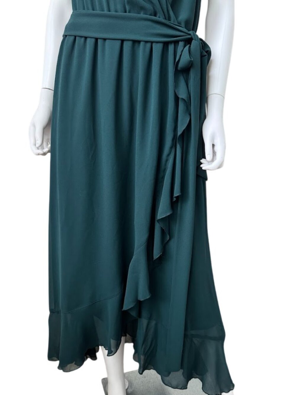 Show Me Your Mumu Jess Ruffle Midi Dress XXL Green Wedding Guest - Picture 5 of 9